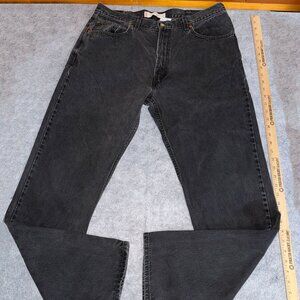 Vintage Men's LEVI STRAUSS 505 Black Jeans 38x34 LEVIS